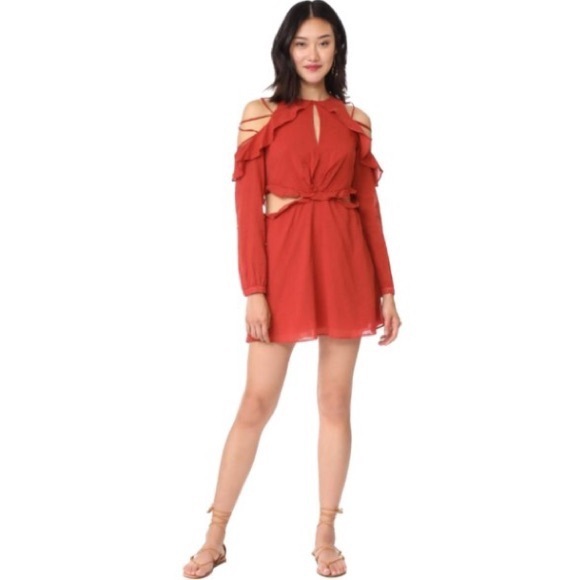 Red Carter Dresses & Skirts - Red carter open side dress